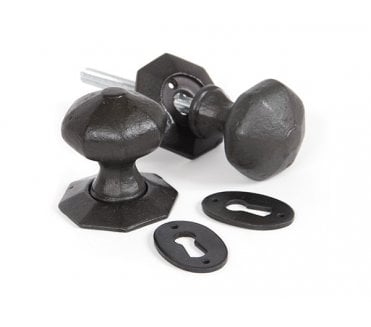 From The Anvil 33228 Octagonal Mortice/Rim Knob Set - Beeswax