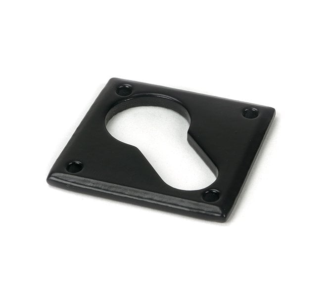 From The Anvil 33236 Diamond Euro Profile Escutcheon - Black