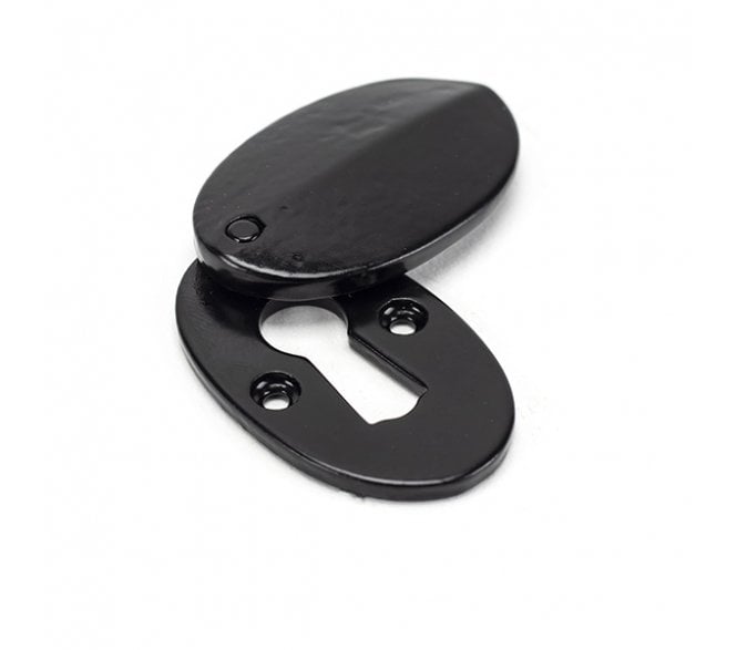 From The Anvil 33254 Oval Escutcheon & Cover - Black