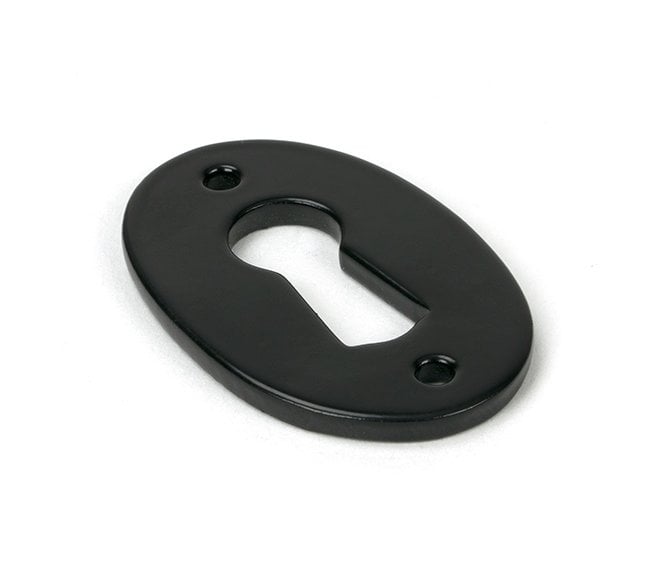 From The Anvil 33255 Blacksmith Oval Escutcheon - Black