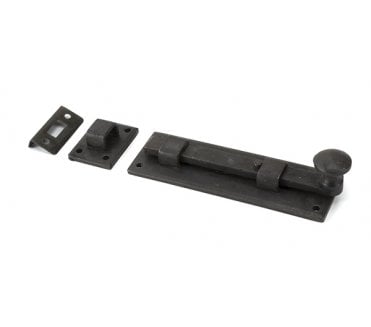 From The Anvil 33261 6 Straight Knob Bolt - Beeswax
