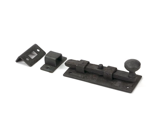From The Anvil 33262 4 Straight Knob Bolt - Beeswax