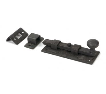 From The Anvil 33262 4 Straight Knob Bolt - Beeswax