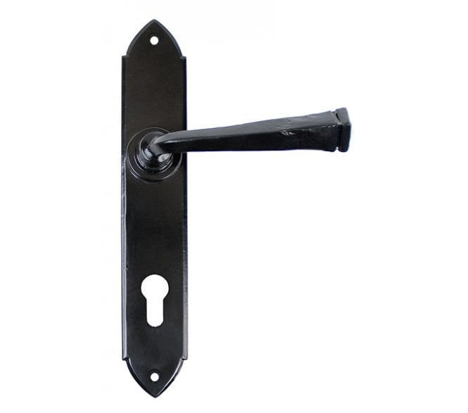 From The Anvil 33273 Black Gothic Espag Multipoint Lock Set - Black