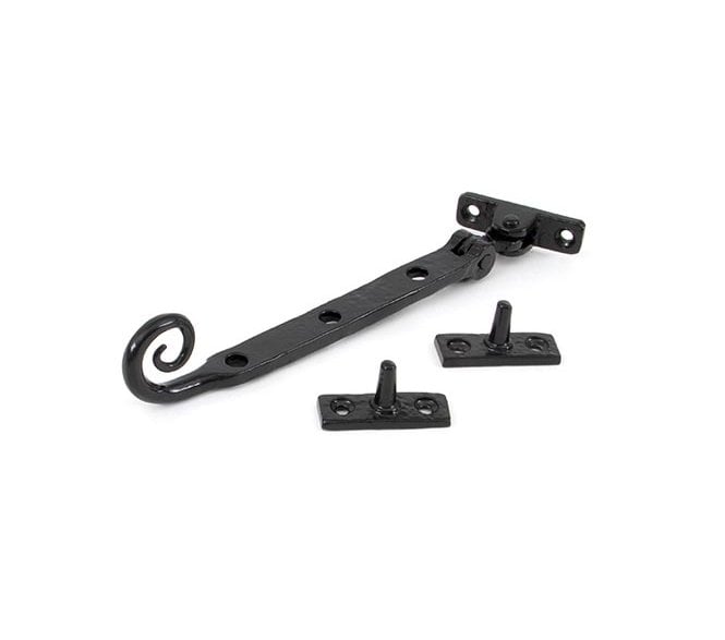 From The Anvil 33281 8 Handmade Monkeytail Window Stay - Black