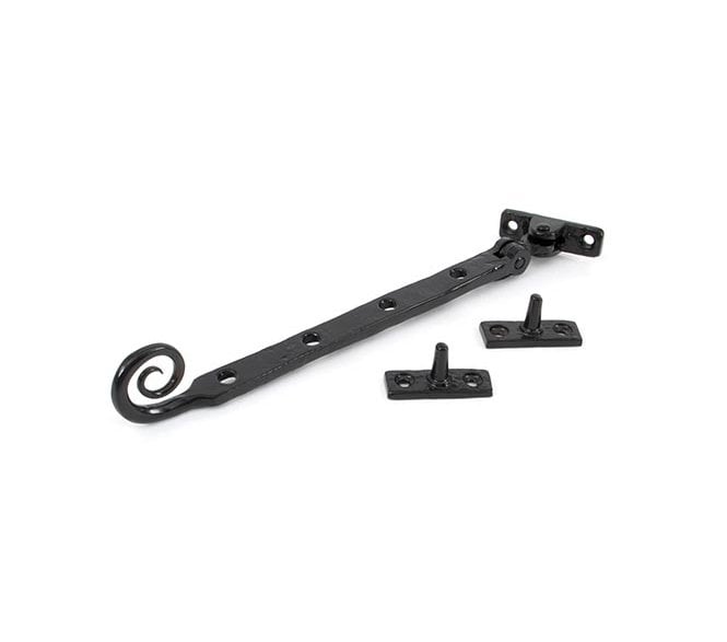 From The Anvil 33282 10 Handmade Monkeytail Window Stay - Black