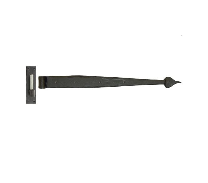 From The Anvil 33286 24 Hook & Band Hinges (Pair) - Black