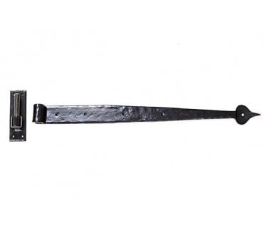 From The Anvil 33286 24 Hook & Band Hinges (Pair) - Black