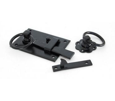 From The Anvil 33294 Cottage Rim Latch (Left Hand) - Black