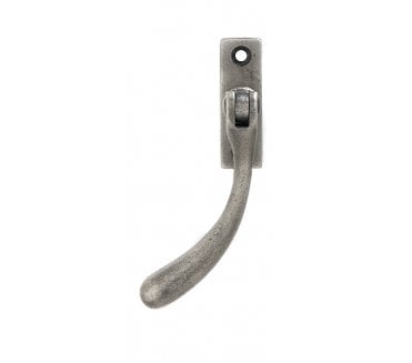 From The Anvil 33333 Slim Peardrop Locking Espag Fastener (Left Hand) - Antique Pewter