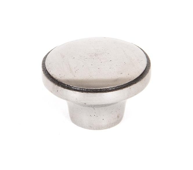 From The Anvil 33365 Ribbed Cupboard Knob (32mm) - Natural Smooth