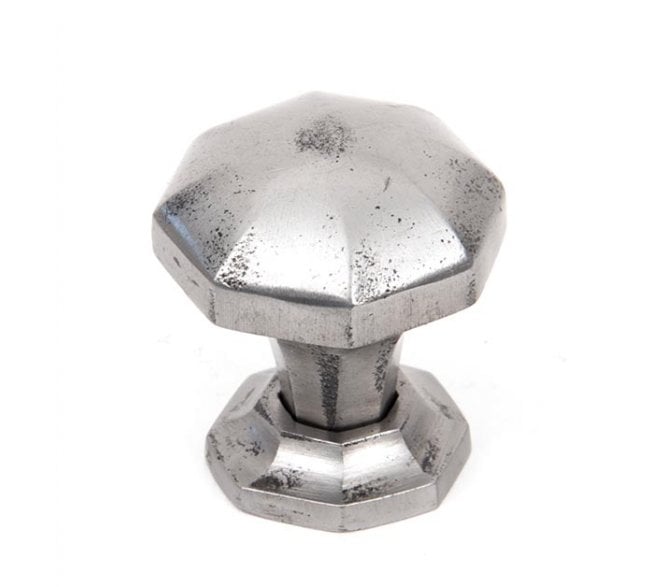From The Anvil Octagonal Cabinet Knobs - Natural Smooth