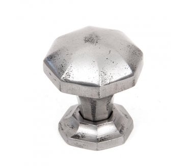 From The Anvil Octagonal Cabinet Knobs - Natural Smooth