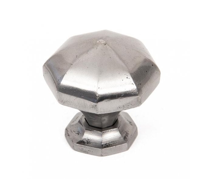 From The Anvil Octagonal Cabinet Knobs - Natural Smooth