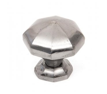 From The Anvil Octagonal Cabinet Knobs - Natural Smooth