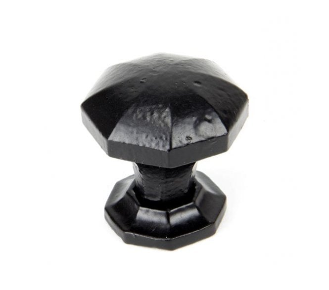 From The Anvil Octagonal Cabinet Knobs - Black