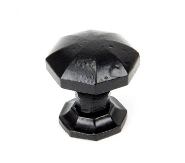From The Anvil Octagonal Cabinet Knobs - Black