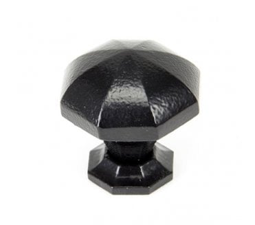 From The Anvil Octagonal Cabinet Knobs - Black