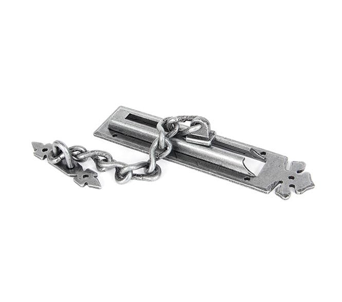 From The Anvil 33381 Door Security Chain - Pewter