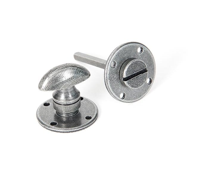 From The Anvil 33383 Round Bathroom Thumbturn - Pewter