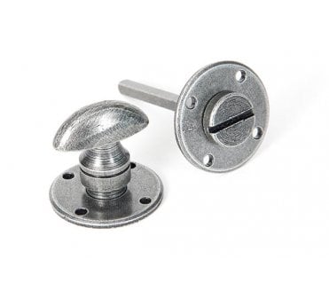 From The Anvil 33383 Round Bathroom Thumbturn - Pewter