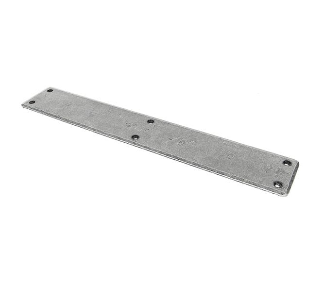 From The Anvil 33390 Plain Finger Plate 400mm - Pewter