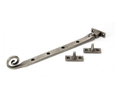 From The Anvil 33453 10 Cast Monkeytail Stay - Antique Pewter
