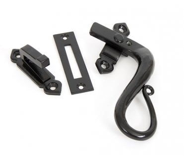 From The Anvil 33469 Shepherd's Crook Locking Fastener (Right Hand) - Black