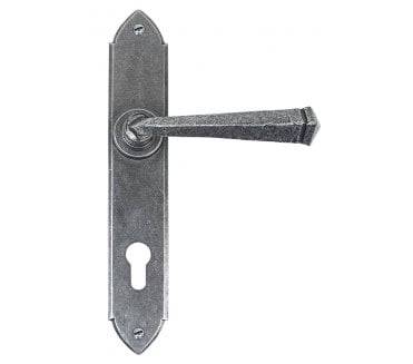 From The Anvil 33604 Gothic Espag Multipoint Lock Set - Pewter