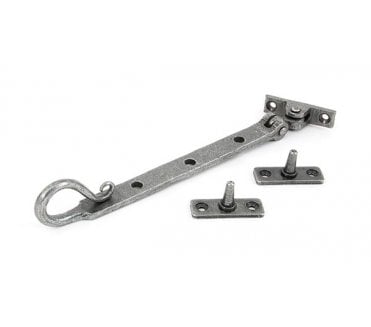 From The Anvil 33605 8 Shepherds Crook Window Stay - Pewter