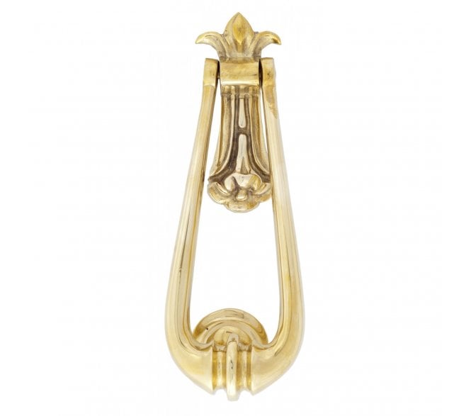 From The Anvil 33610M Loop Door Knocker - Polished Brass