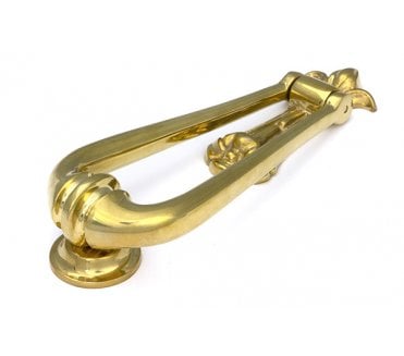 From The Anvil 33610M Loop Door Knocker - Polished Brass