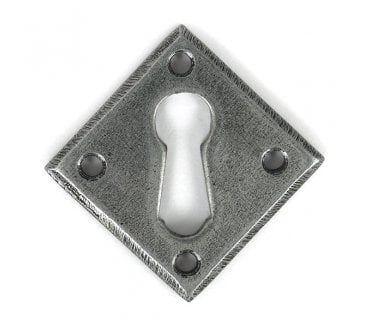 From The Anvil 33613 Diamond Escutcheon - Pewter