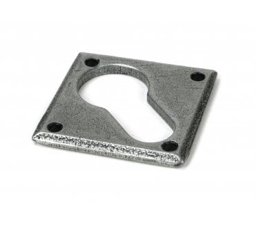 From The Anvil 33622 Diamond Euro Profile Escutcheon - Pewter