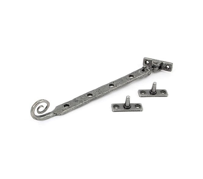 From The Anvil 33631 10 Handmade Monkeytail Window Stay - Pewter