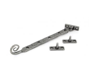 From The Anvil 33631 10 Handmade Monkeytail Window Stay - Pewter