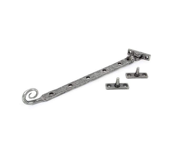 From The Anvil 33632 12 Handmade Monkeytail Window Stay - Pewter