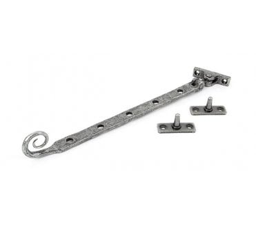 From The Anvil 33632 12 Handmade Monkeytail Window Stay - Pewter