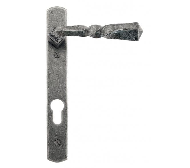 From The Anvil 33633 Narrow Lever Multipoint Lock Set - Pewter
