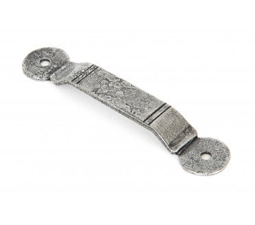 From The Anvil 33639 Penny End Screw on Staple & Pin For Thumb Latches - Pewter