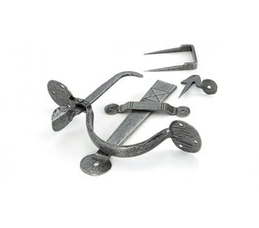 From The Anvil 33649 Medium Bean Thumblatch Set - Pewter