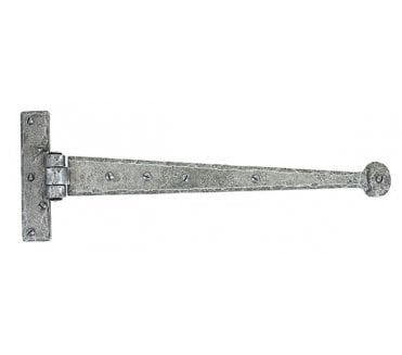 From The Anvil 33653 15'' Penny End T Hinges (Pair) - Pewter