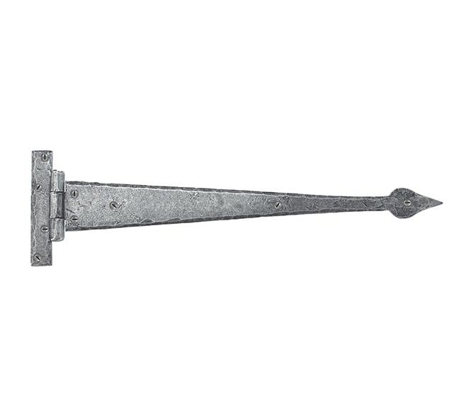 From The Anvil 33654 450mm Arrow Head T Hinges (Pair) - Pewter