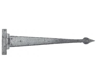 From The Anvil 33654 450mm Arrow Head T Hinges (Pair) - Pewter