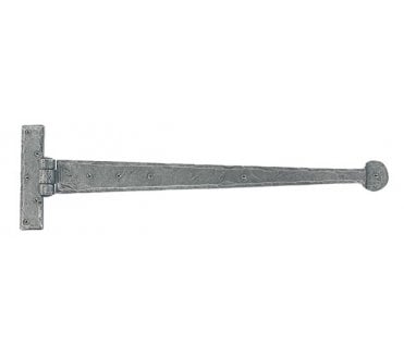 From The Anvil 33656 450mm Penny End Tee Hinges (Pair) - Pewter