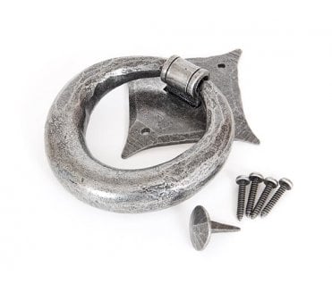 From The Anvil 33658 Ring Door Knocker - Pewter
