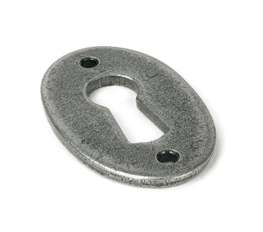 From The Anvil 33665 Blacksmith Oval Escutcheon - Pewter