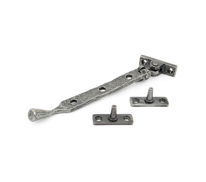 From The Anvil 33677  8 Peardrop Window Stay - Pewter