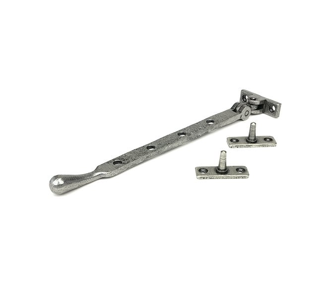 From The Anvil 33678 10 Peardrop Window Stay - Pewter
