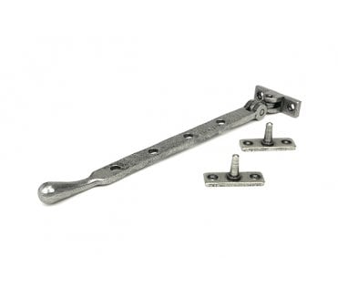 From The Anvil 33678 10 Peardrop Window Stay - Pewter